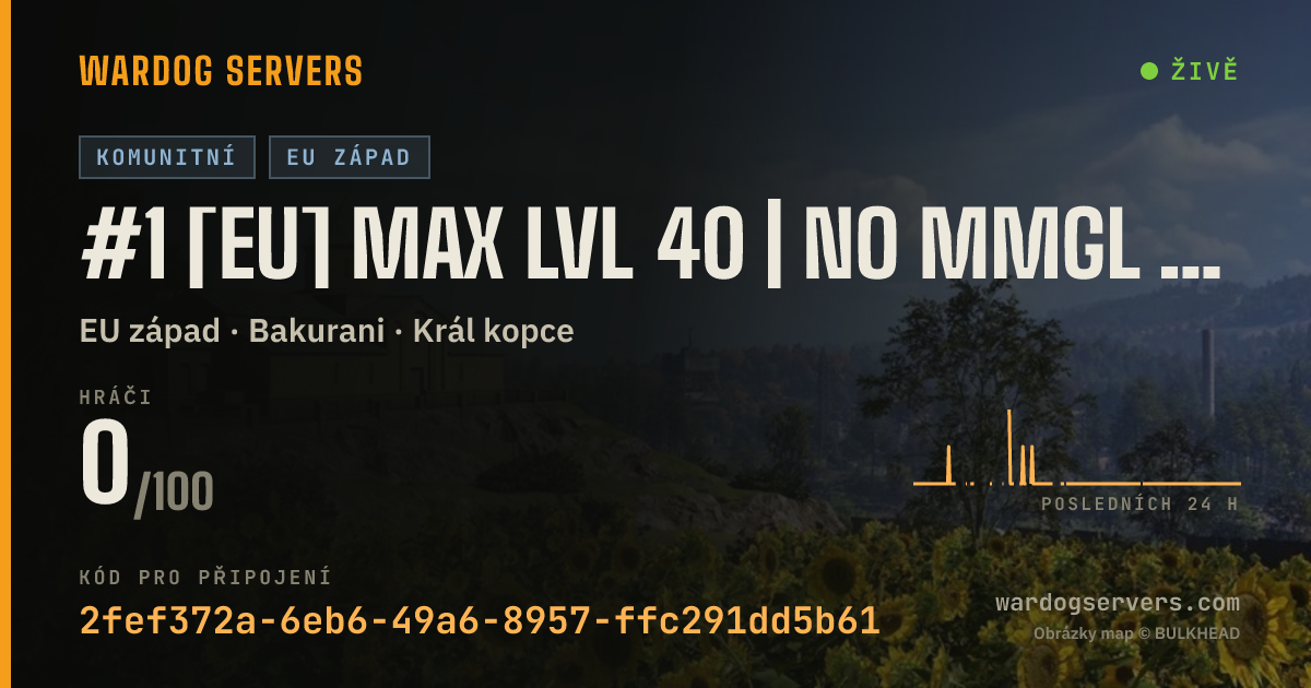 Živý stavový banner serveru #1 [EU] MAX LVL 40 | NO MMGL | INF ⇄ Vanilla | joinsnf.com
