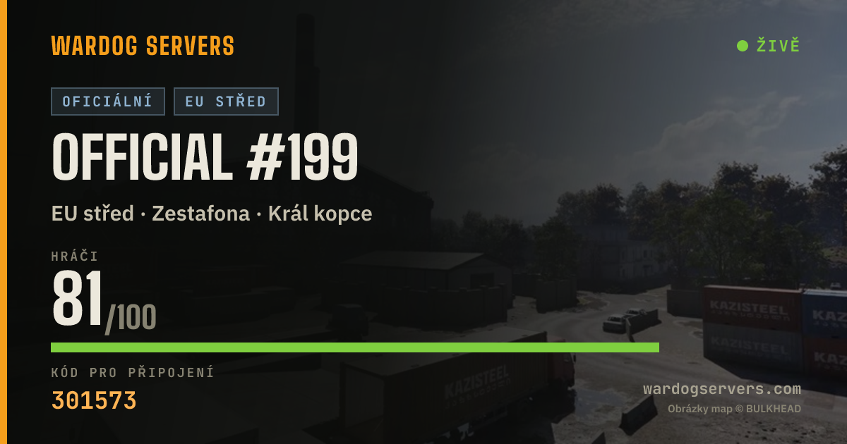 Živý stavový banner serveru Official #199