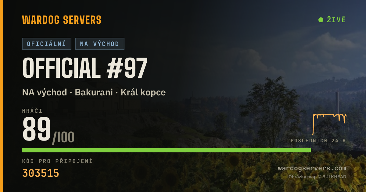 Živý stavový banner serveru Official #97