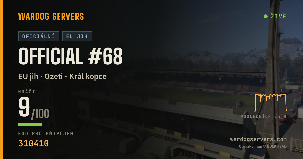 Živý stavový banner serveru Official #68
