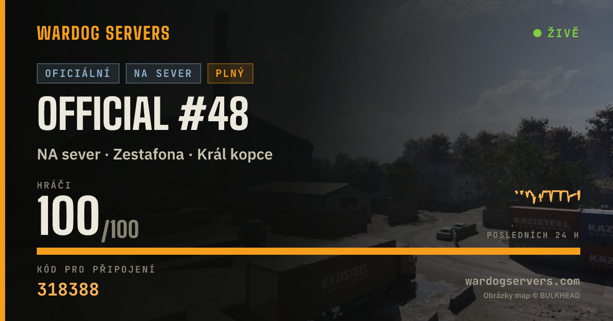 Živý stavový banner serveru Official #48