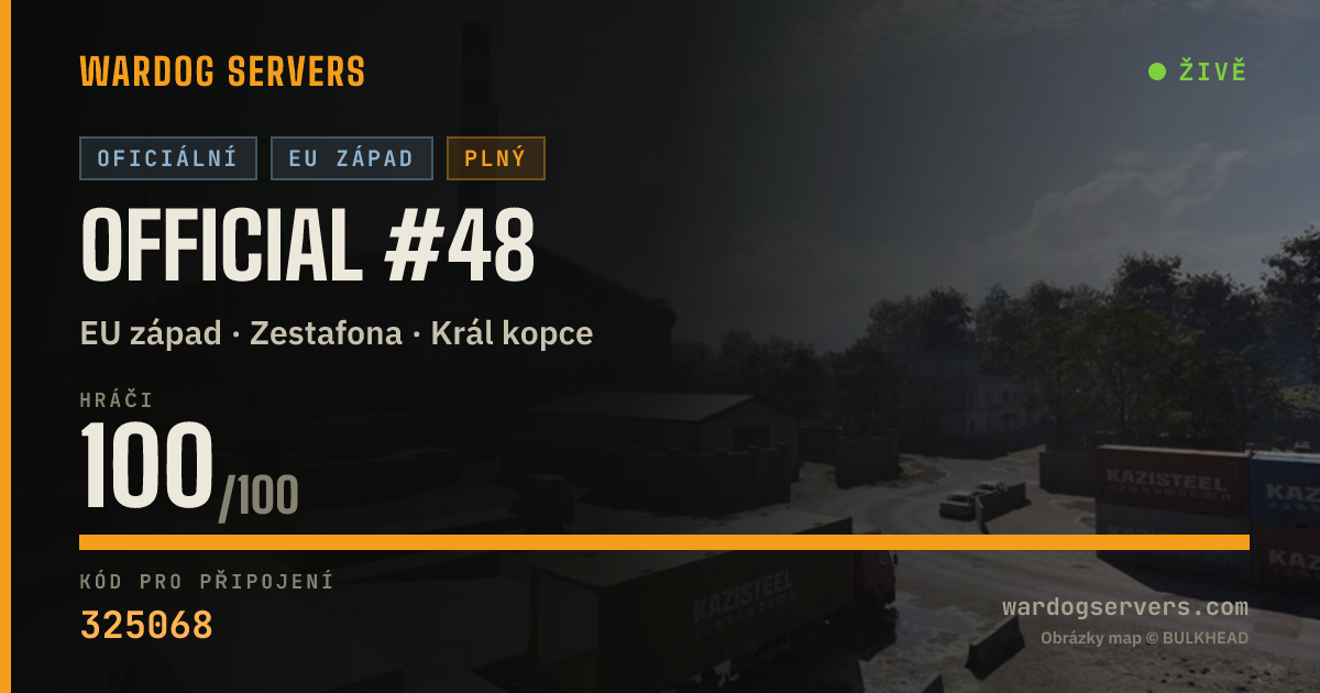 Živý stavový banner serveru Official #48