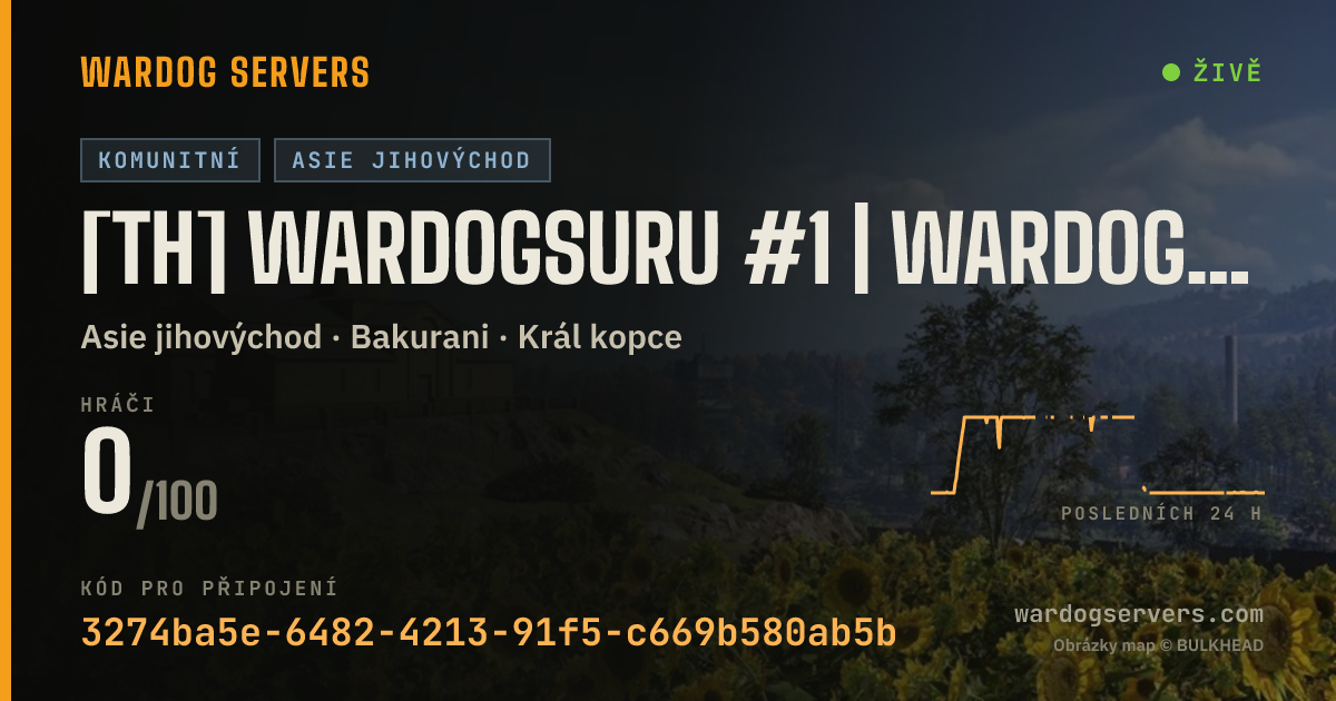 Živý stavový banner serveru [TH] Wardogsuru #1 | Wardog x NutsuruSama TH Community Server