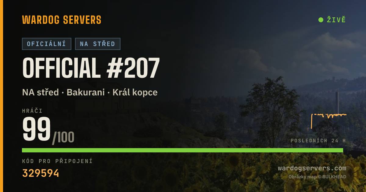 Živý stavový banner serveru Official #207