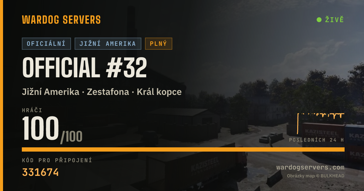 Živý stavový banner serveru Official #32