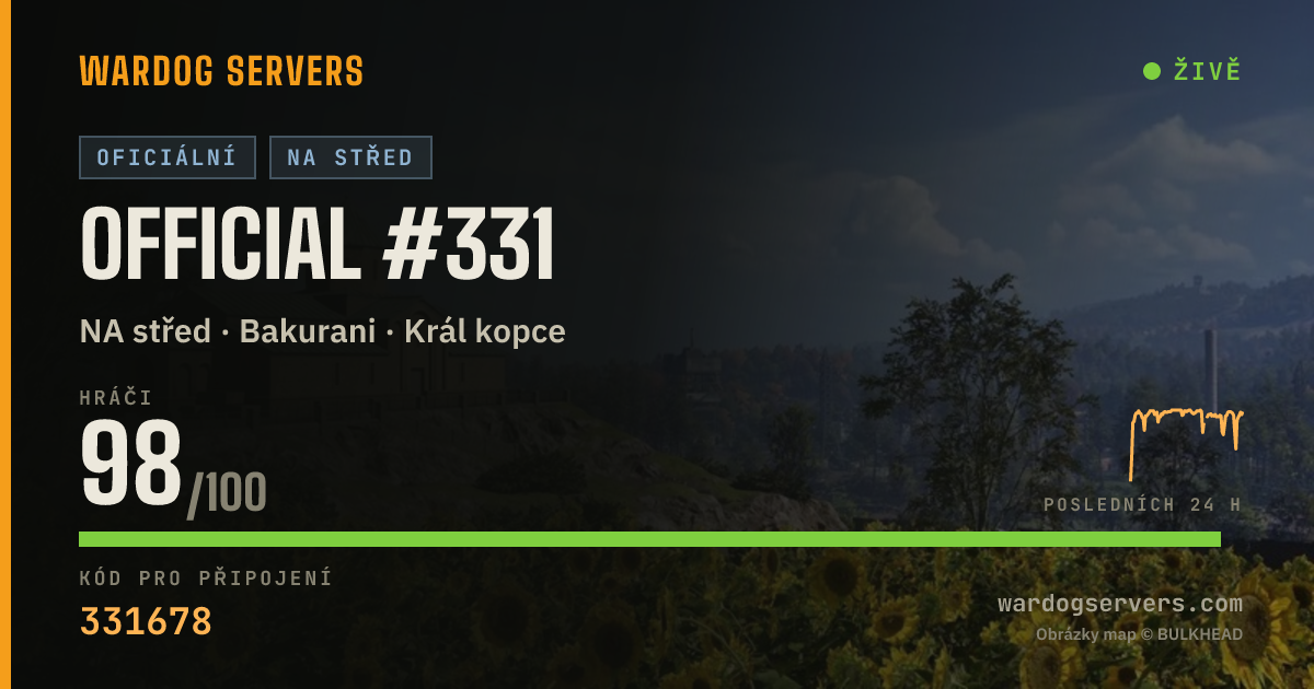 Živý stavový banner serveru Official #331