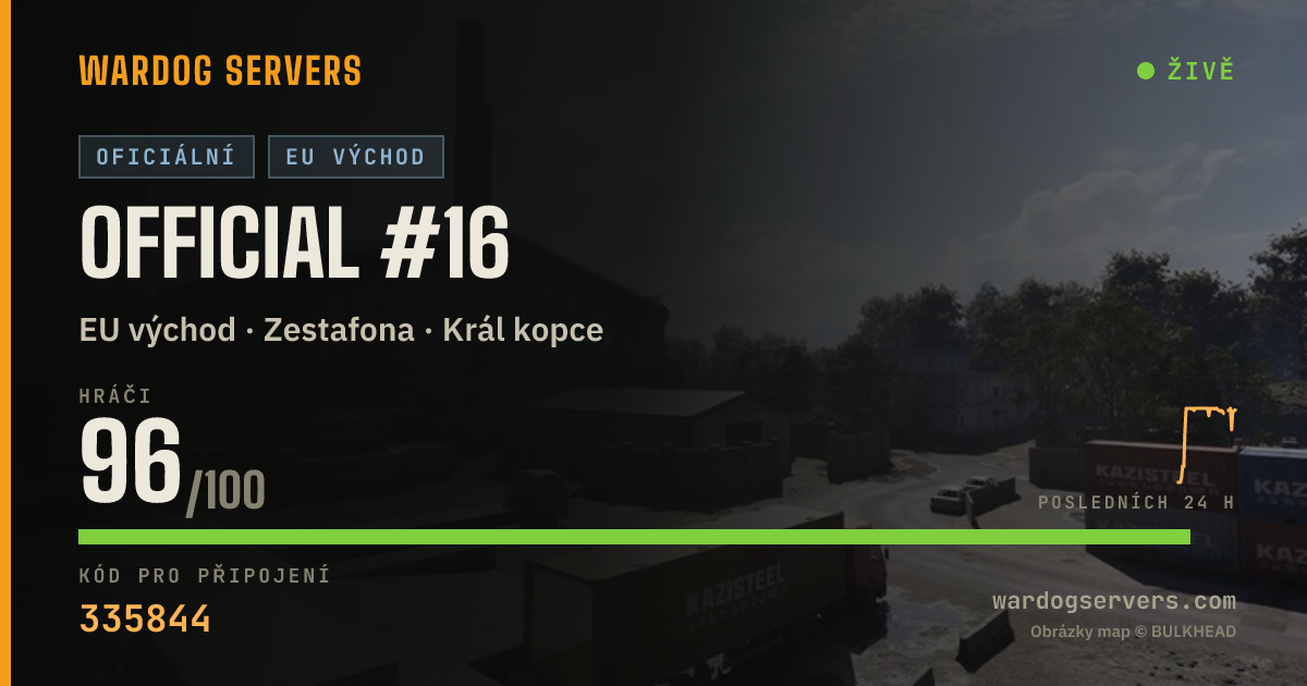 Živý stavový banner serveru Official #16