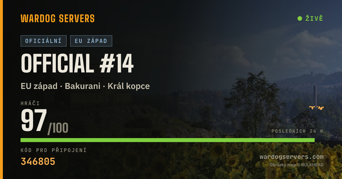 Živý stavový banner serveru Official #14