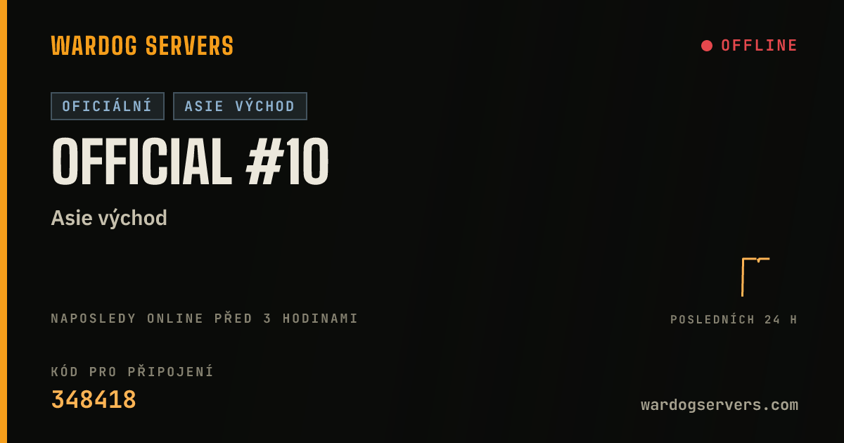 Živý stavový banner serveru Official #10