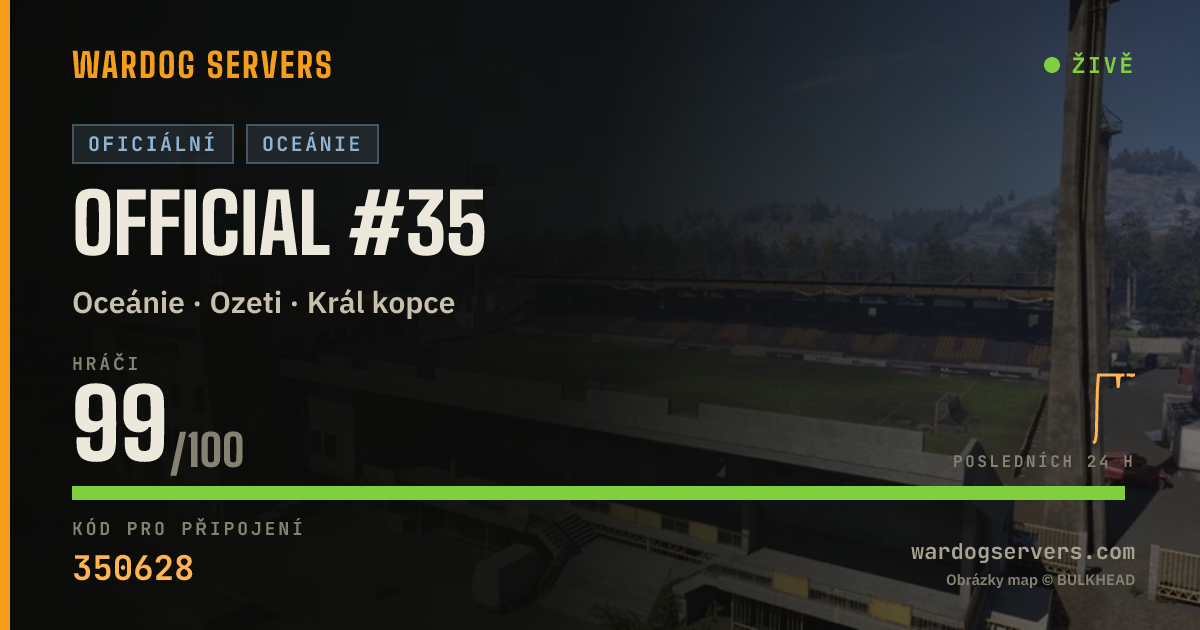 Živý stavový banner serveru Official #35