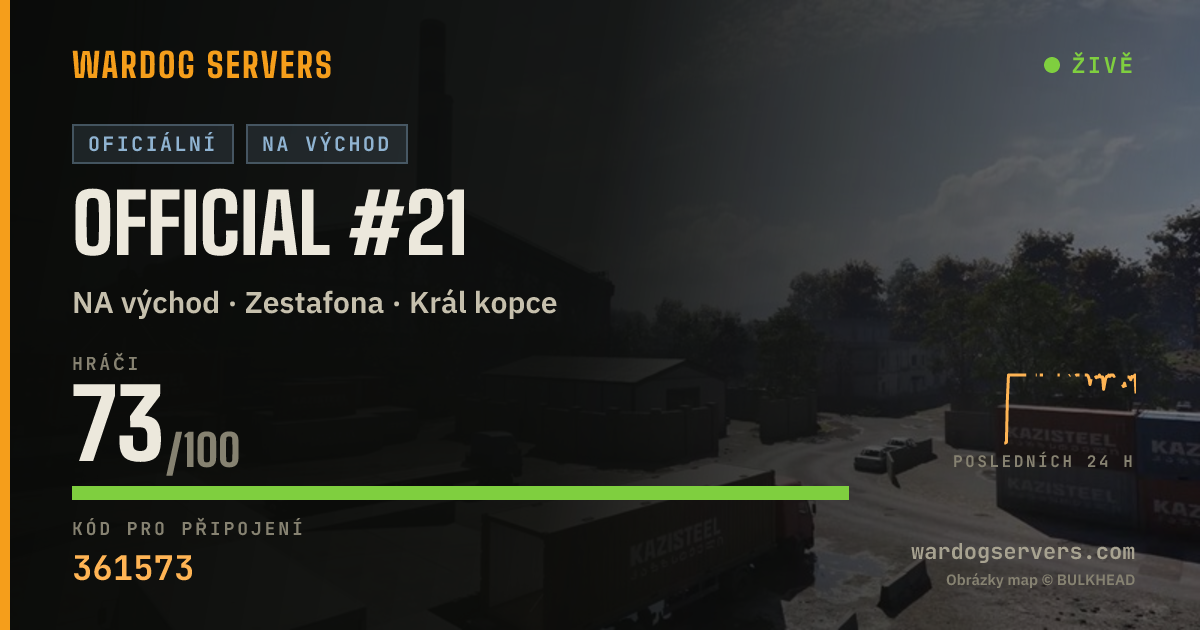 Živý stavový banner serveru Official #21