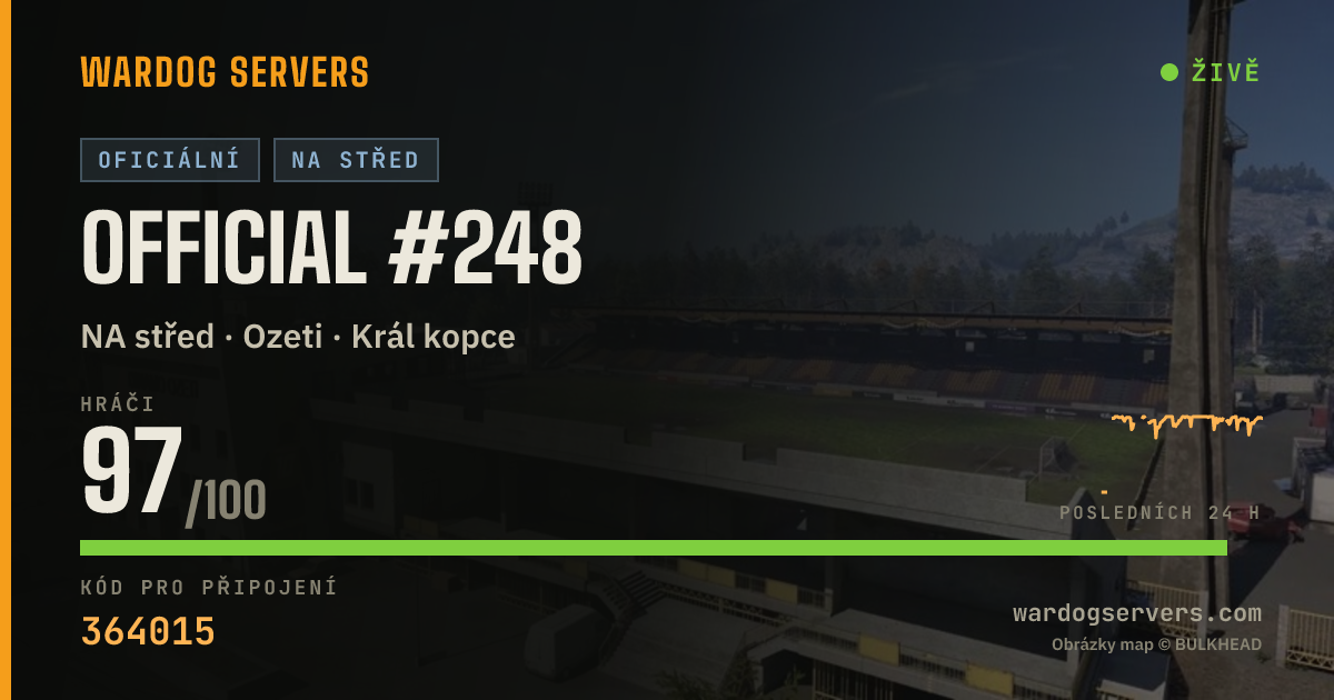 Živý stavový banner serveru Official #248