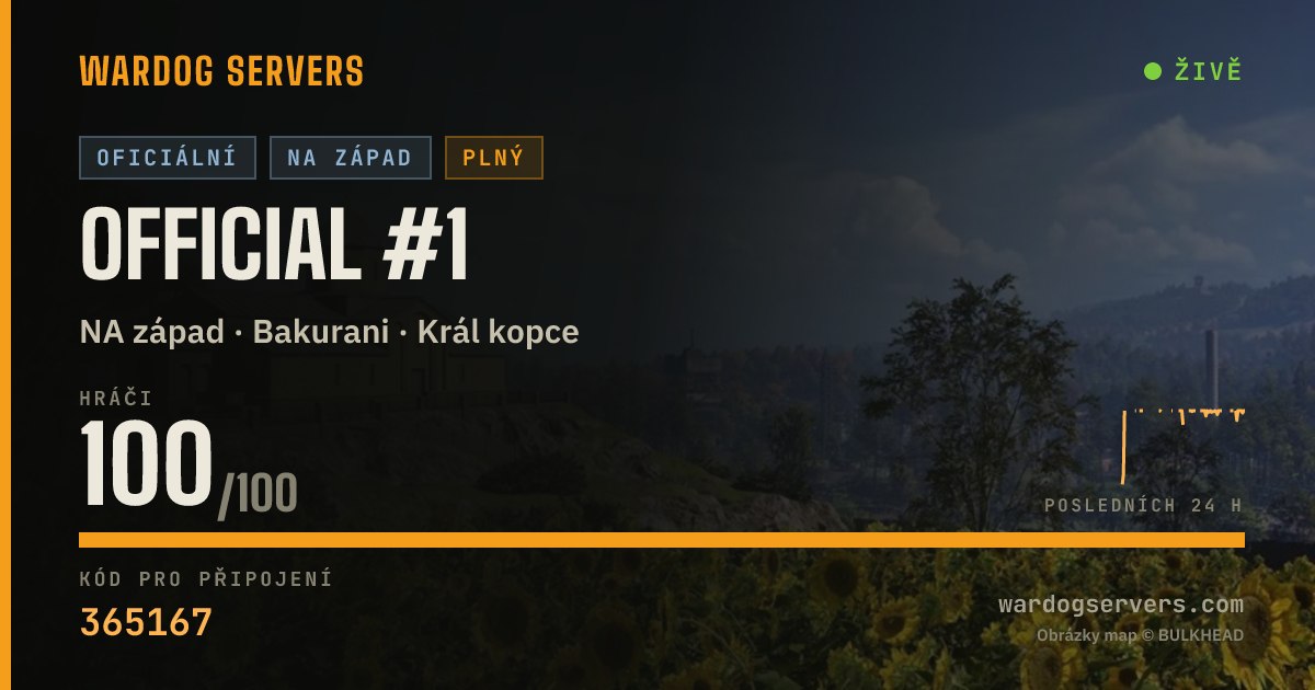 Živý stavový banner serveru Official #1