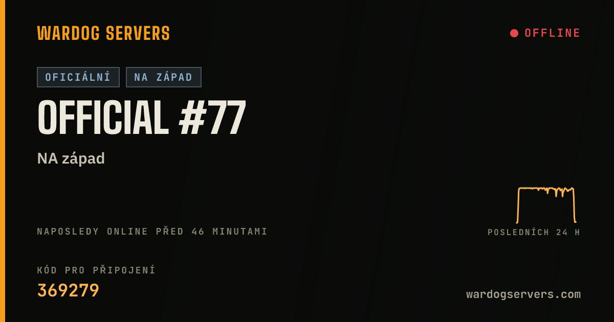 Živý stavový banner serveru Official #77