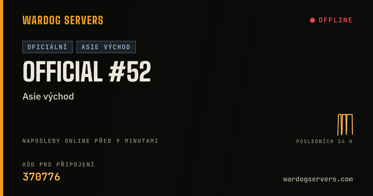 Živý stavový banner serveru Official #52