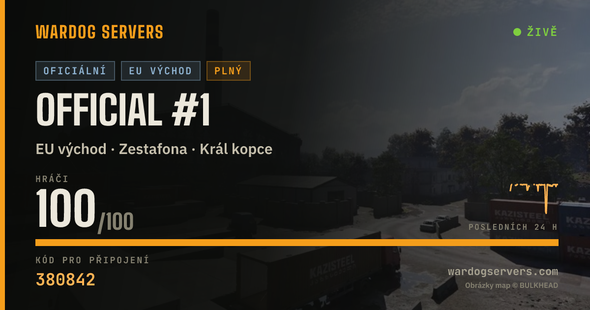 Živý stavový banner serveru Official #1