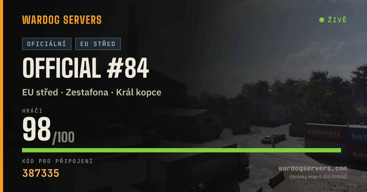 Živý stavový banner serveru Official #84