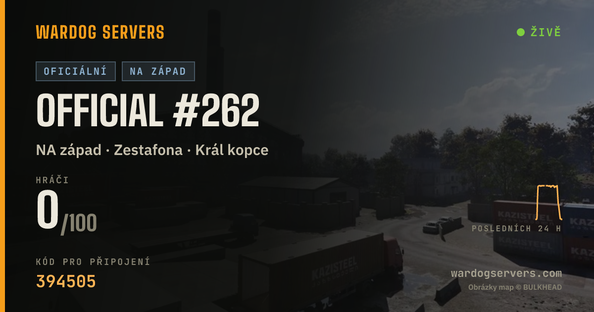 Živý stavový banner serveru Official #262