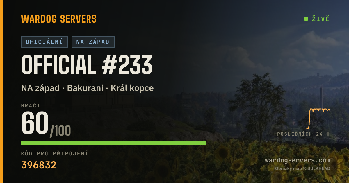Živý stavový banner serveru Official #233