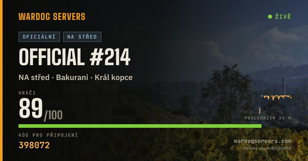 Živý stavový banner serveru Official #214