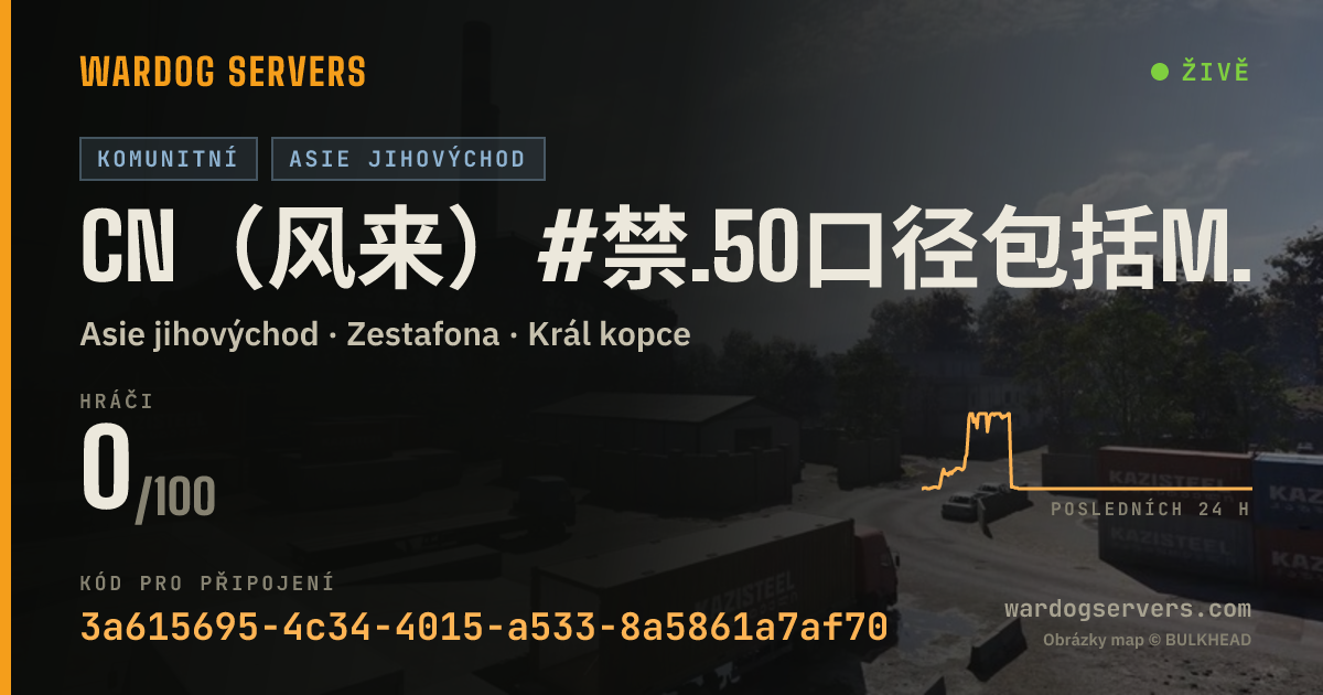 Živý stavový banner serveru CN（风来）#禁.50口径包括M2机枪工事 禁栓狙 L2 A2 T72 攀枝花 服务器开始20分之内不得压家 不得打架 （管理2