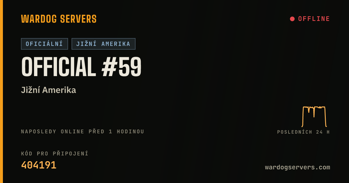 Živý stavový banner serveru Official #59
