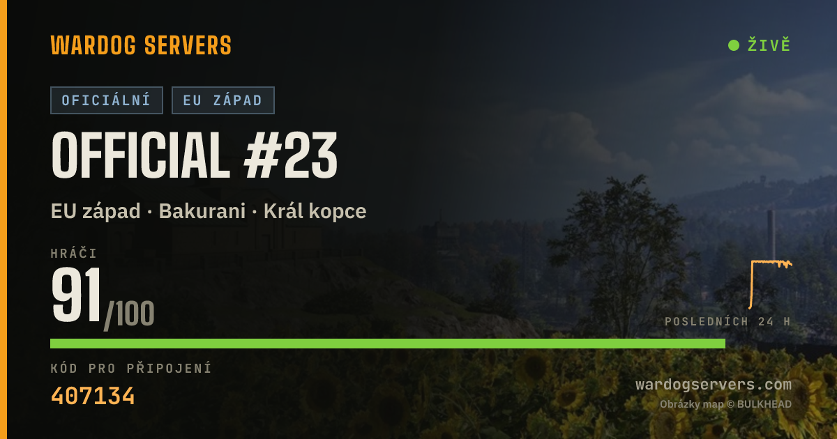 Živý stavový banner serveru Official #23