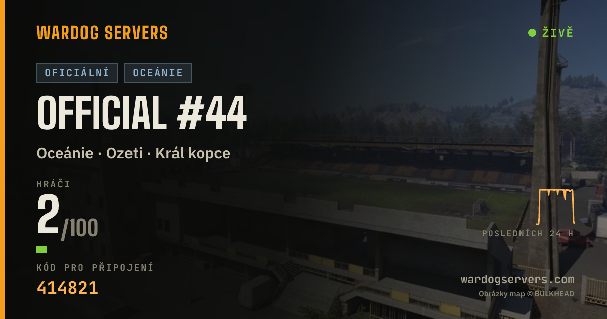 Živý stavový banner serveru Official #44