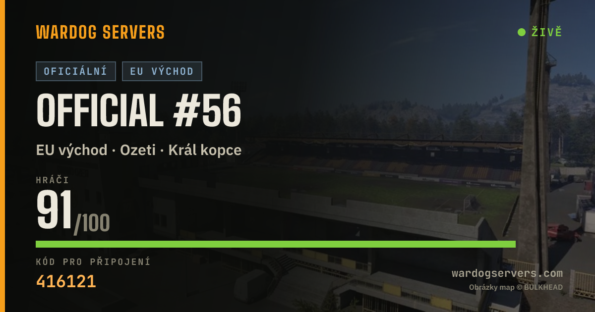 Živý stavový banner serveru Official #56