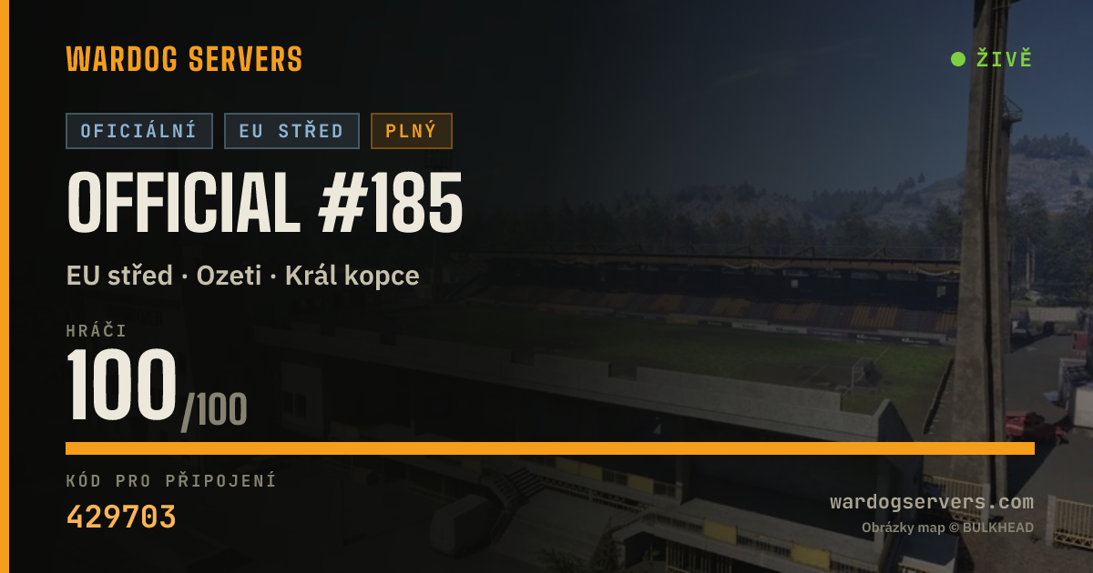 Živý stavový banner serveru Official #185