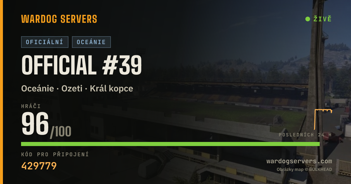 Živý stavový banner serveru Official #39