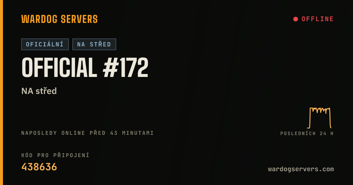 Živý stavový banner serveru Official #172