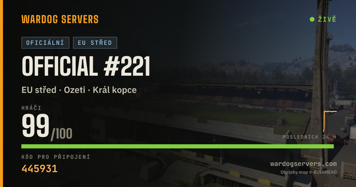 Živý stavový banner serveru Official #221