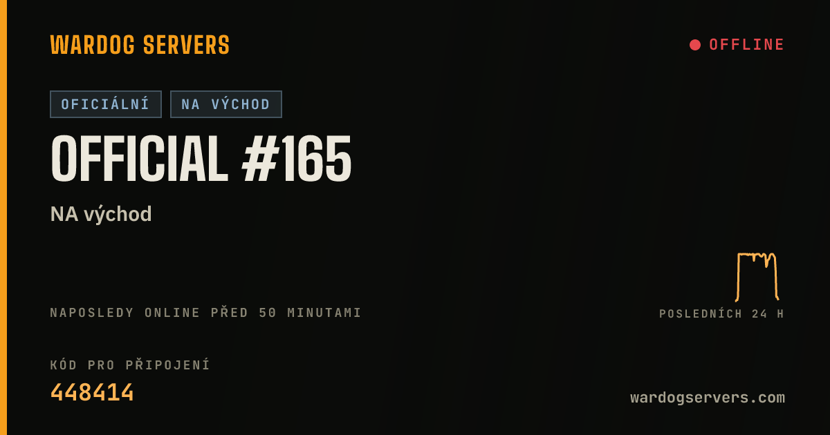 Živý stavový banner serveru Official #165