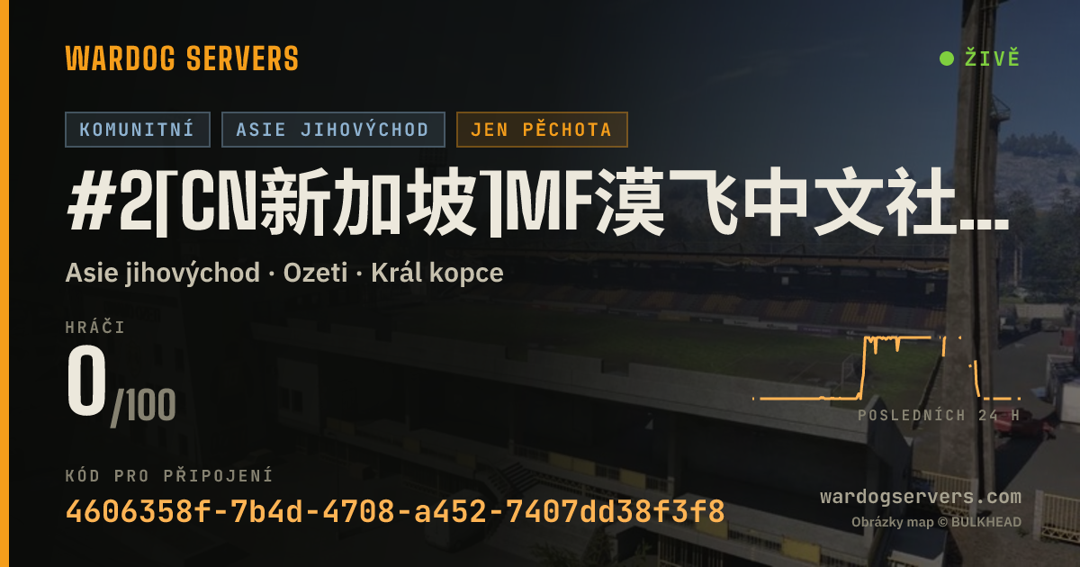 Živý stavový banner serveru #2[CN新加坡]MF漠飞中文社区|QQ群478839731|限制90级|步战禁压家