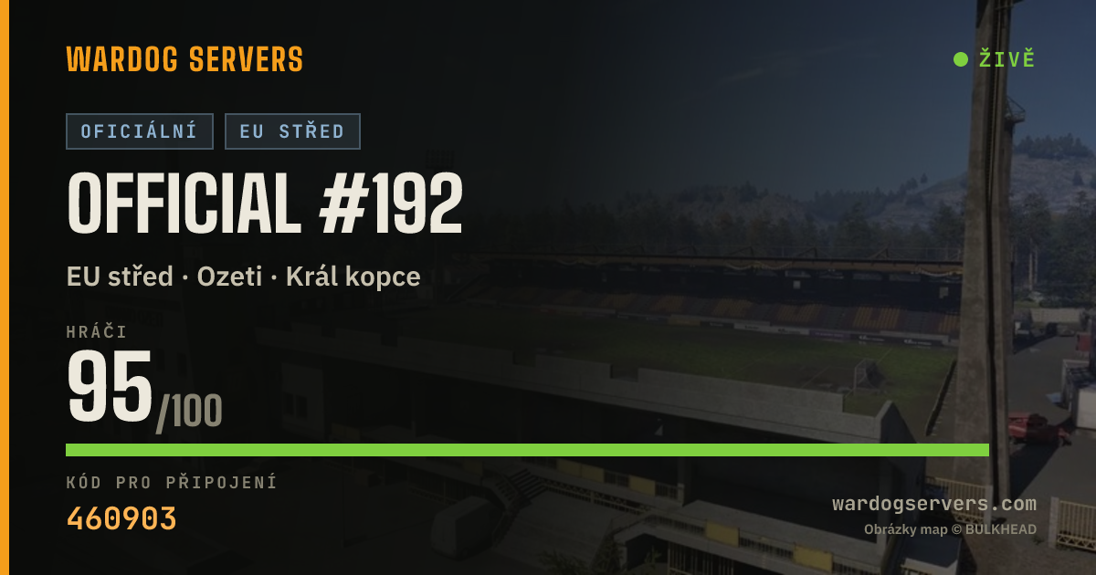 Živý stavový banner serveru Official #192