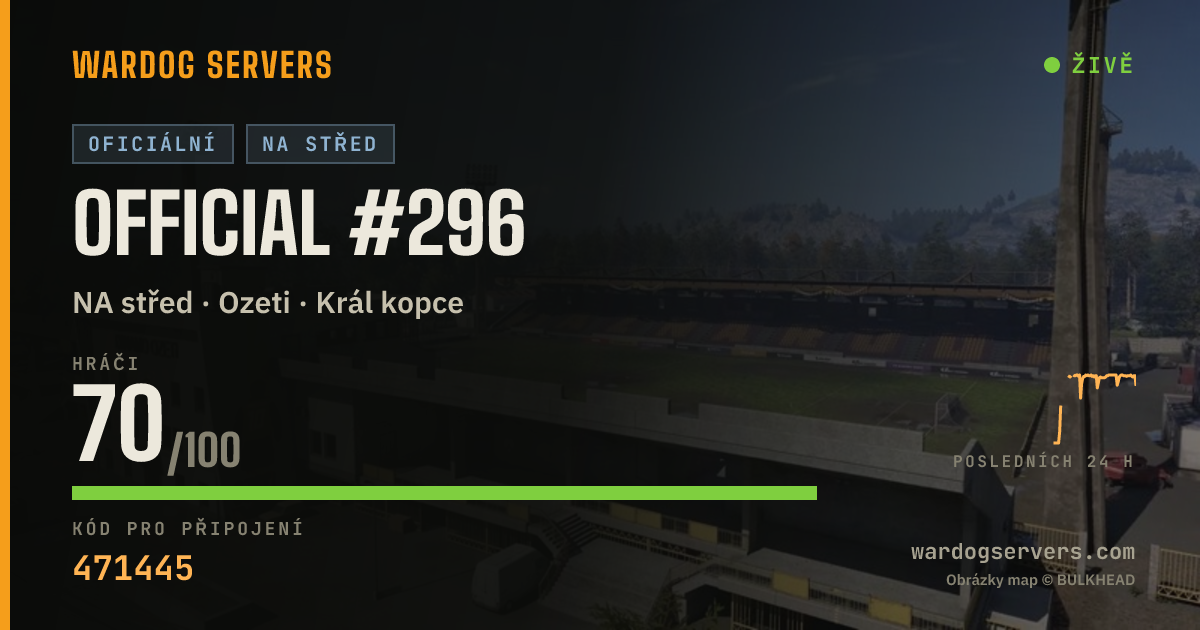 Živý stavový banner serveru Official #296