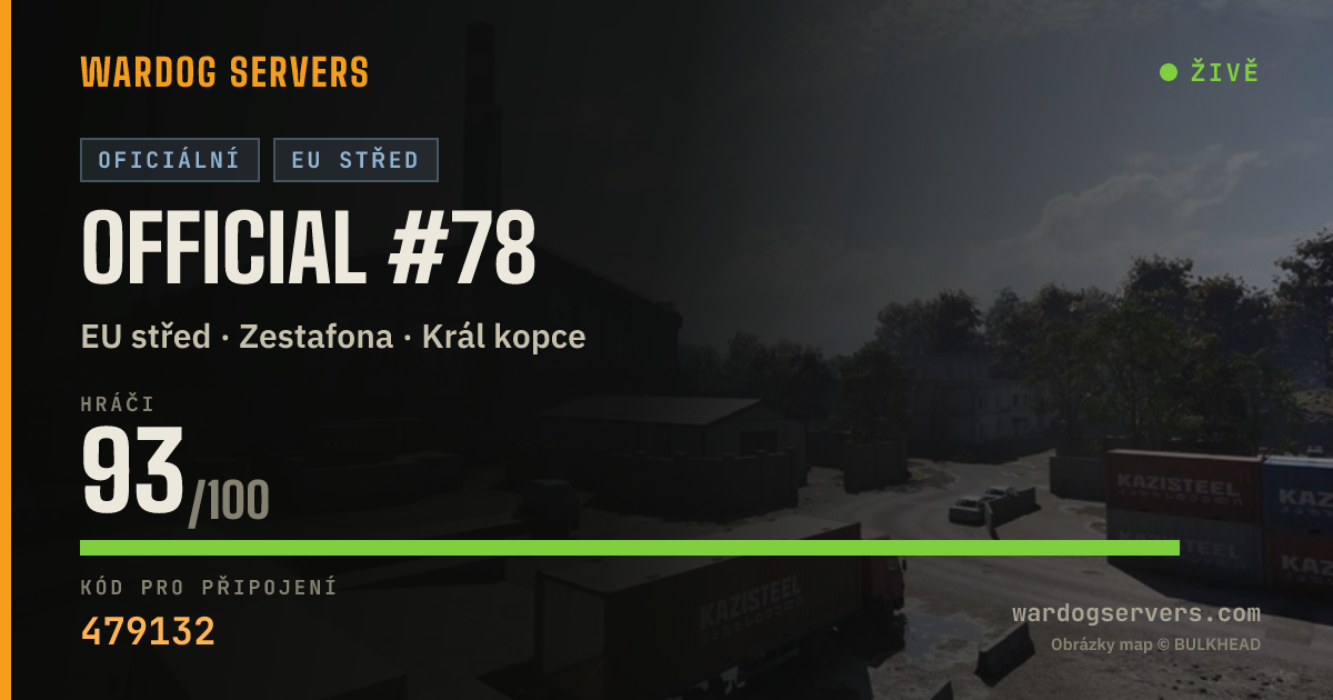 Živý stavový banner serveru Official #78