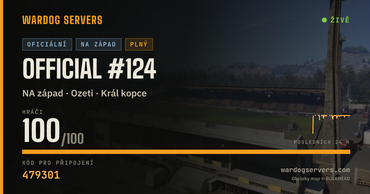 Živý stavový banner serveru Official #124