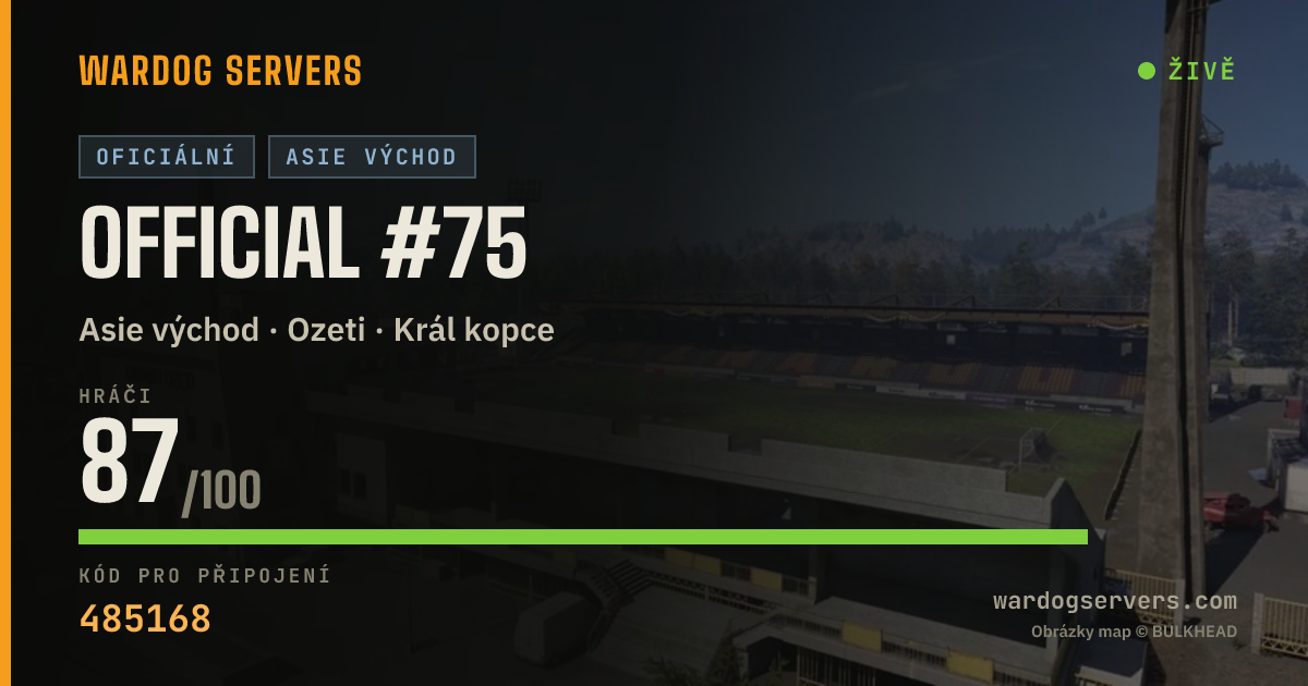 Živý stavový banner serveru Official #75