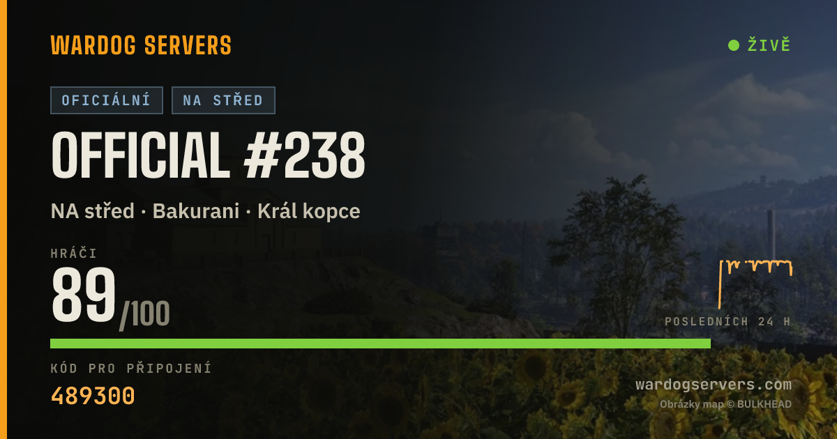 Živý stavový banner serveru Official #238