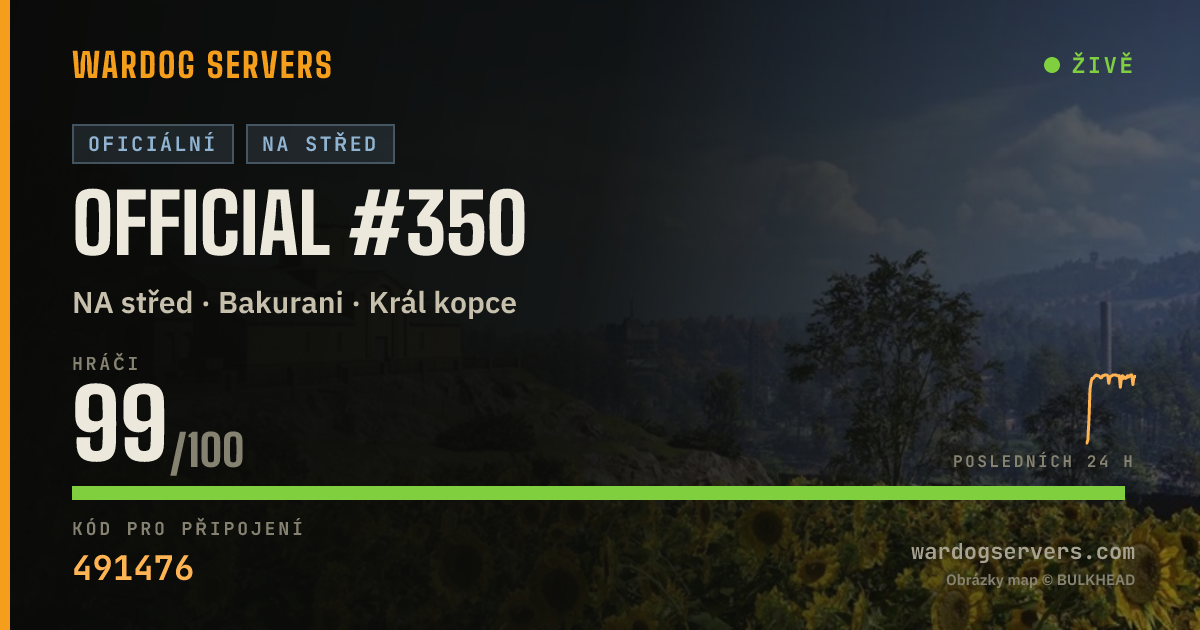 Živý stavový banner serveru Official #350
