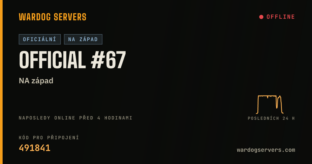 Živý stavový banner serveru Official #67