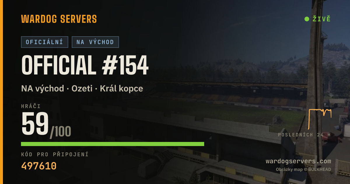 Živý stavový banner serveru Official #154