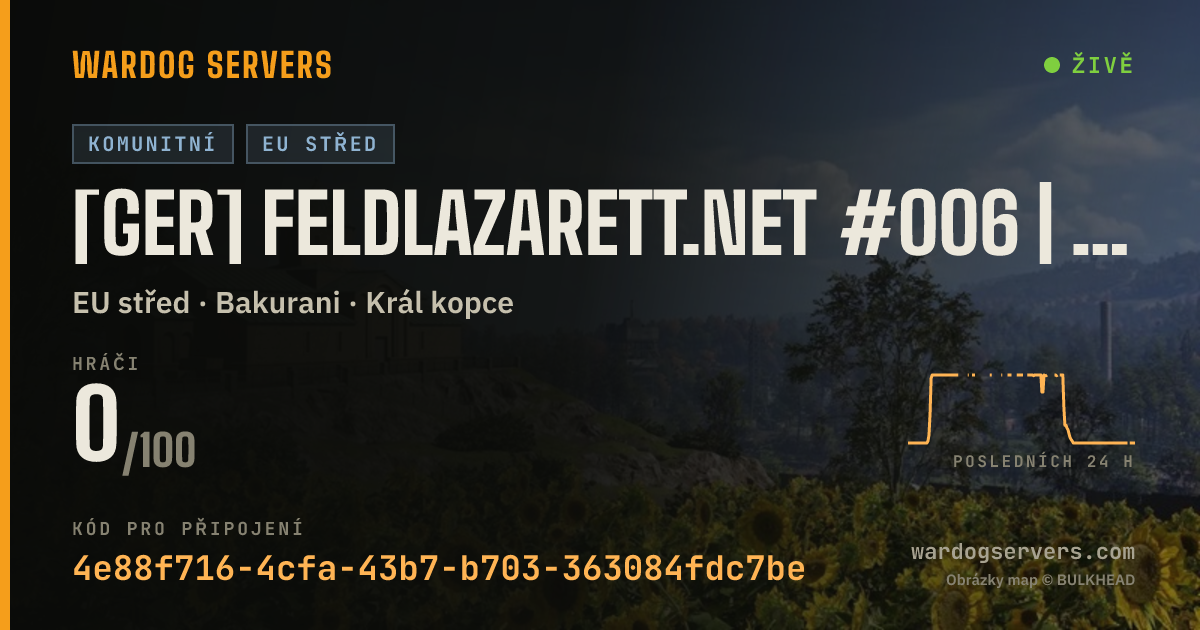 Živý stavový banner serveru [GER] Feldlazarett.net #006 | 0-0-0