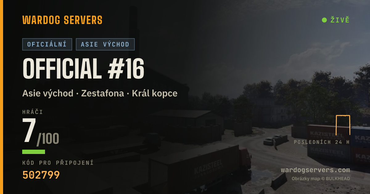 Živý stavový banner serveru Official #16