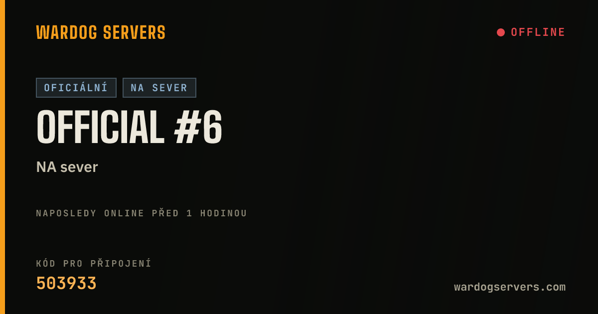 Živý stavový banner serveru Official #6