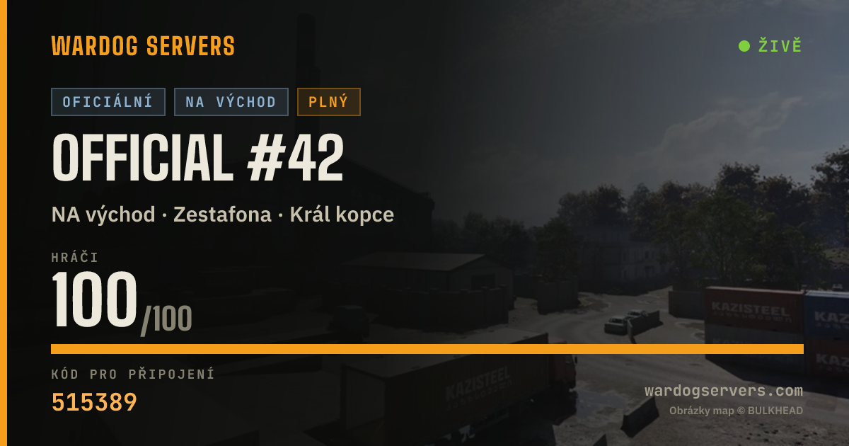 Živý stavový banner serveru Official #42