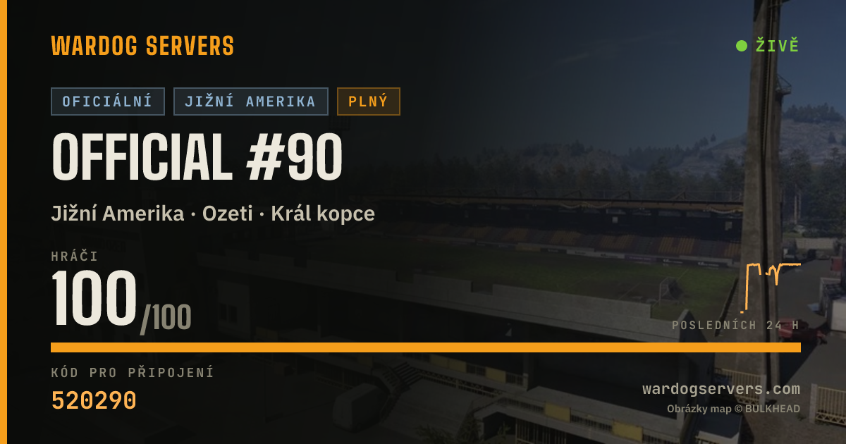 Živý stavový banner serveru Official #90