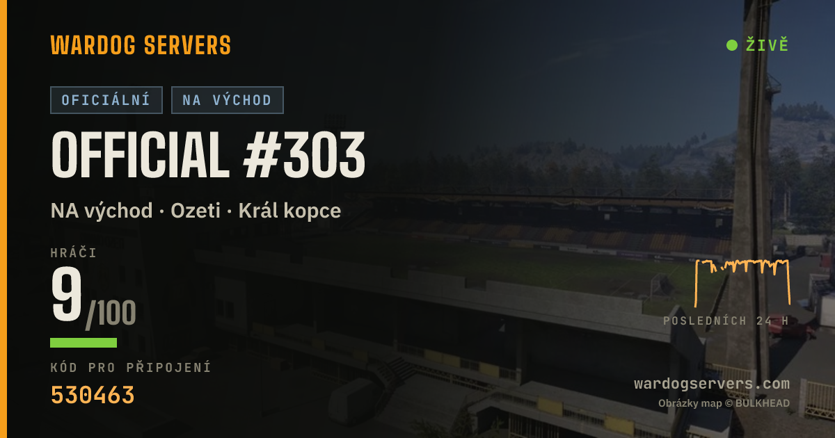 Živý stavový banner serveru Official #303